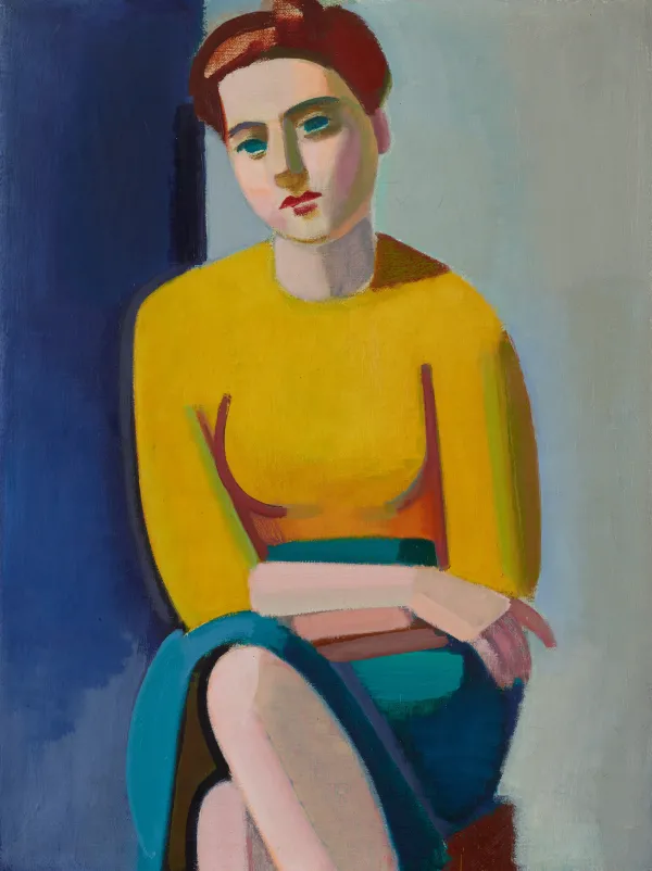 Vilhelm Lundstrøm, "Portræt af Hanne Wilhelm Hansen", 1946. Inv.nr. A32 DEP. Foto A. Sune Berg
