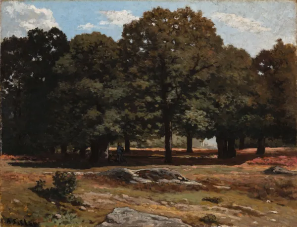 Alfred Sisley, "Kastanjeallé i La Celle Saint Cloud", 1865. Inv. nr. 262 WH. Fotograf Anders Sune Berg