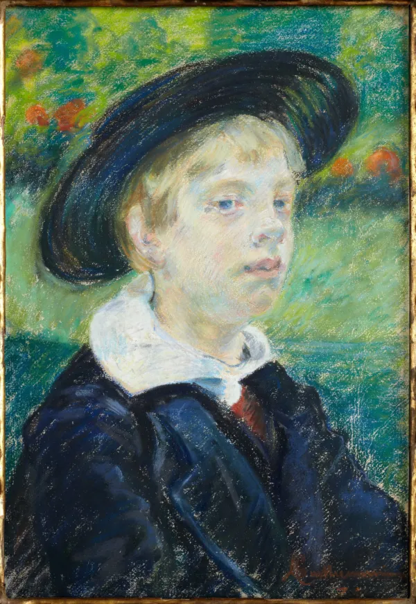 Armand Guillaumin, "Drengeportræt", 1879. Inv. nr. 246 WH. Fotograf Anders Sune Berg