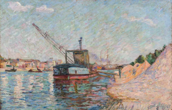 Armand Guillaumin, "Quai de Bercy, Paris", 1885. Inv. nr. 265 WH. Fotograf Anders Sune Berg