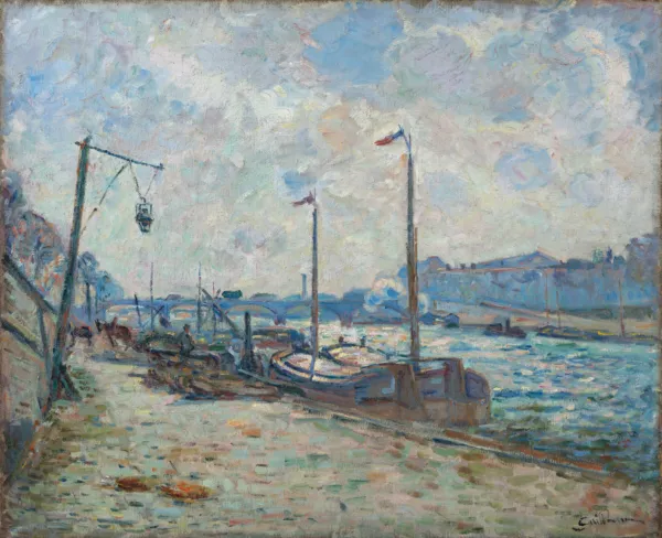 Armand Guillaumin, "Quai Henri IV, Paris", (ca. 1882). Inv. nr. 247 WH. Fotograf Anders Sune Berg