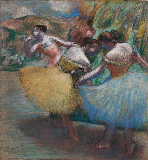 Edgar Degas, "Tre danserinder", (ca. 1898). Inv. nr. 279 WH. Fotograf Anders Sune Berg