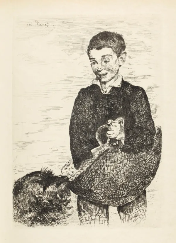 Édouard Manet, "Gadedreng", 1862 (Posthumt genoptryk 1902). Inv. nr. 314. WH Fotograf Anders Sune Berg