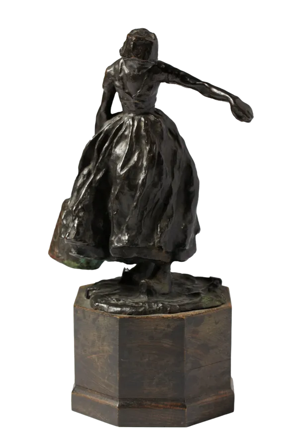 Carl Milles, "Hollandsk bondepige med en spand", (1903). Inv. nr. 170 WH. Fotograf Anders Sune Berg